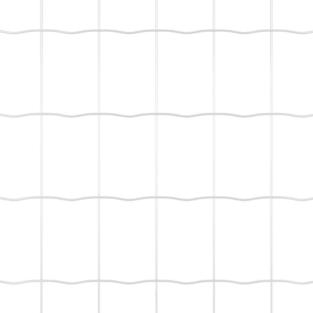 vidaXL Ogrodzenie z drutu spawanego z betonową podstawą