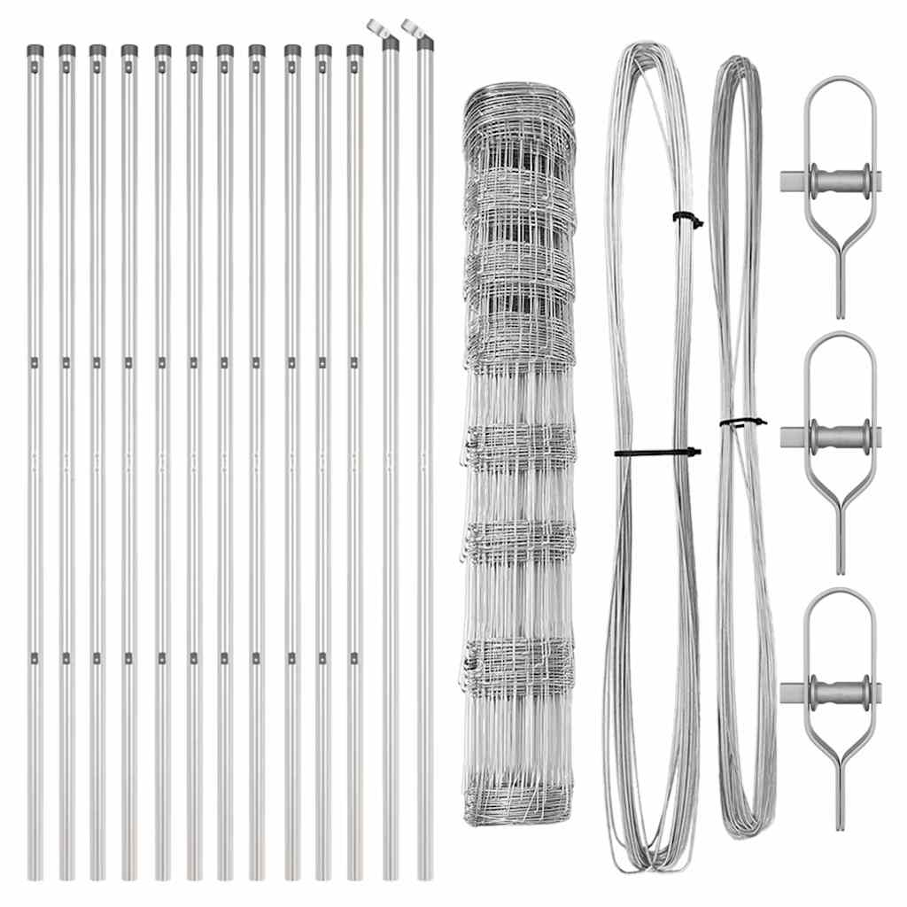 vidaXL Ogrodzenie spawane do mocowania w gruncie 25 x 1 m (S x W)