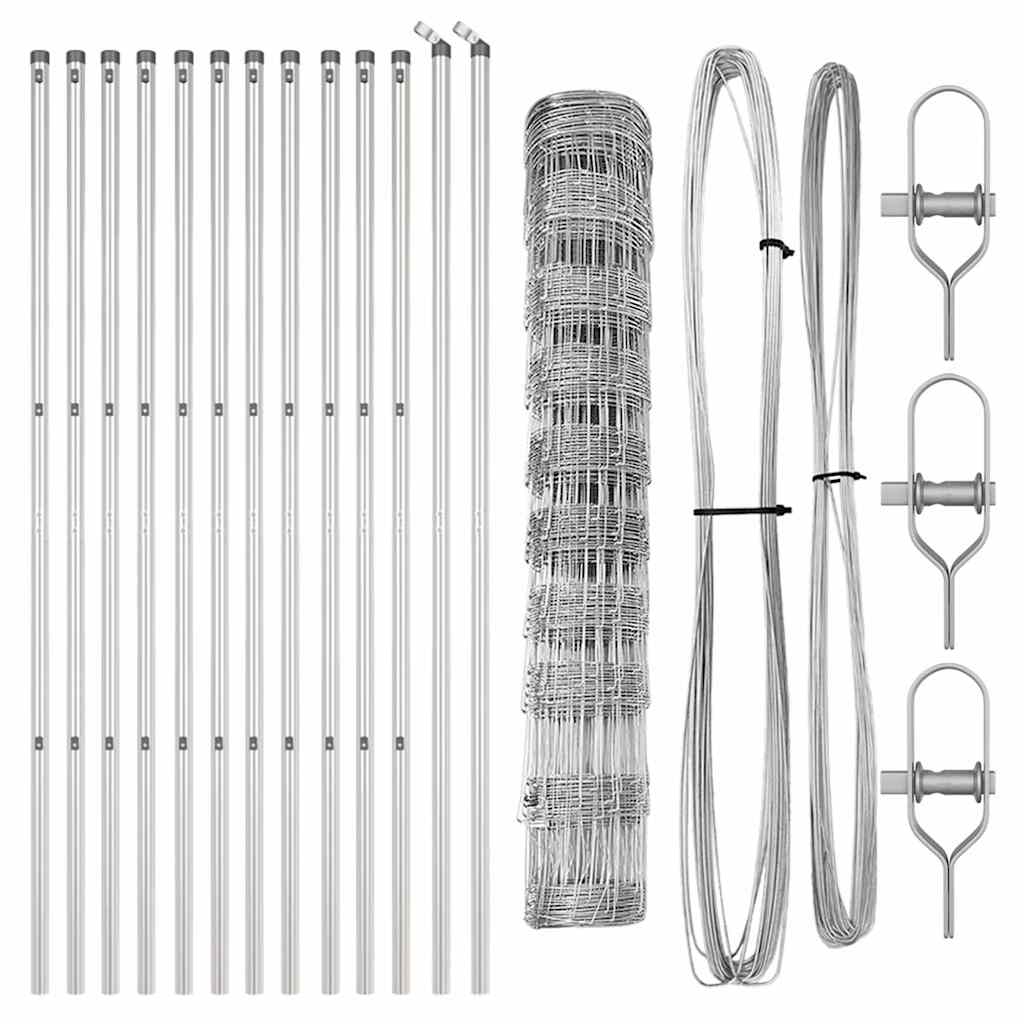 vidaXL Ogrodzenie spawane do mocowania w gruncie 25 x 1 m (S x W)