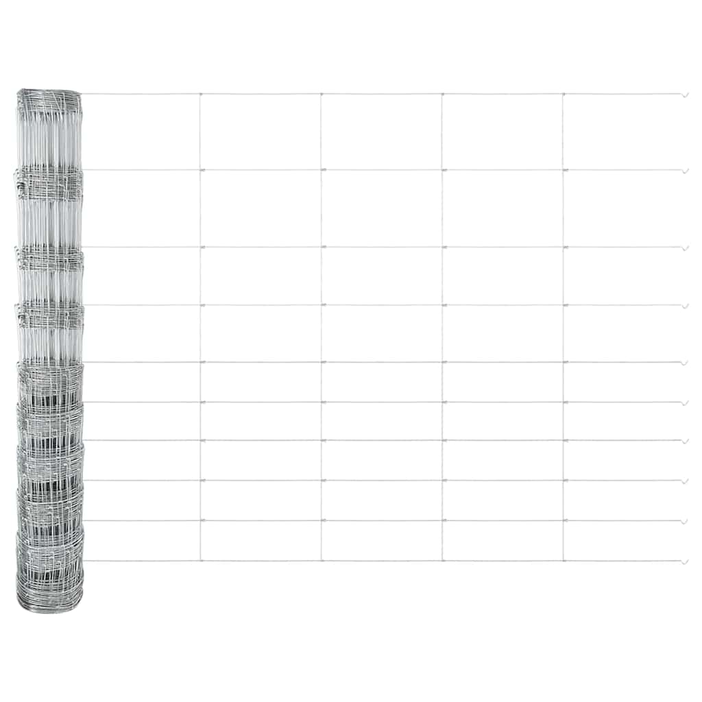 vidaXL Ogrodzenie spawane do mocowania w gruncie 25 x 1,2 m (S x W)