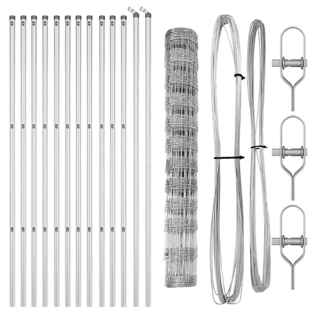 vidaXL Ogrodzenie spawane do mocowania w gruncie 25 x 1,2 m (S x W)