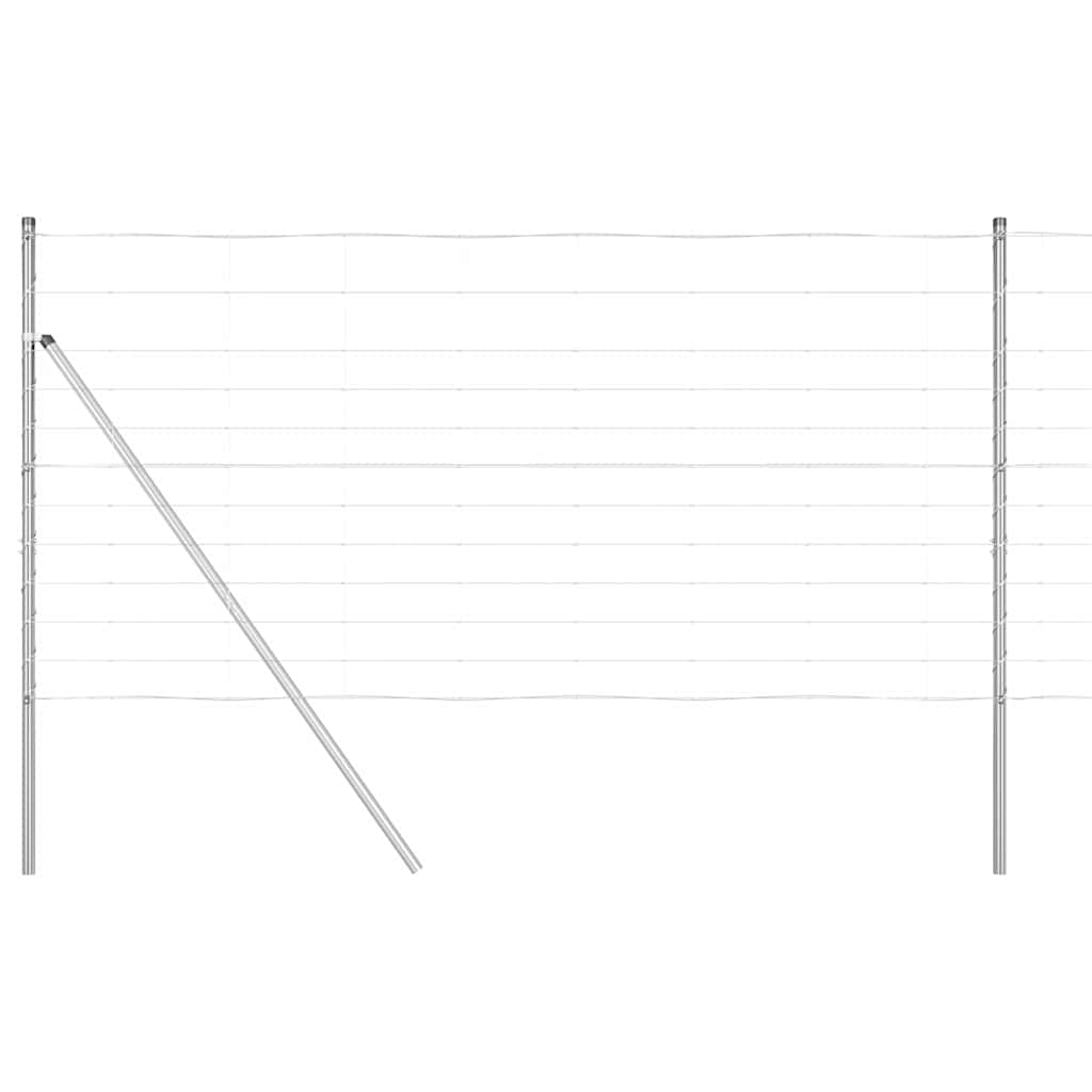 vidaXL Ogrodzenie spawane do mocowania w gruncie 25 x 1,2 m (S x W)