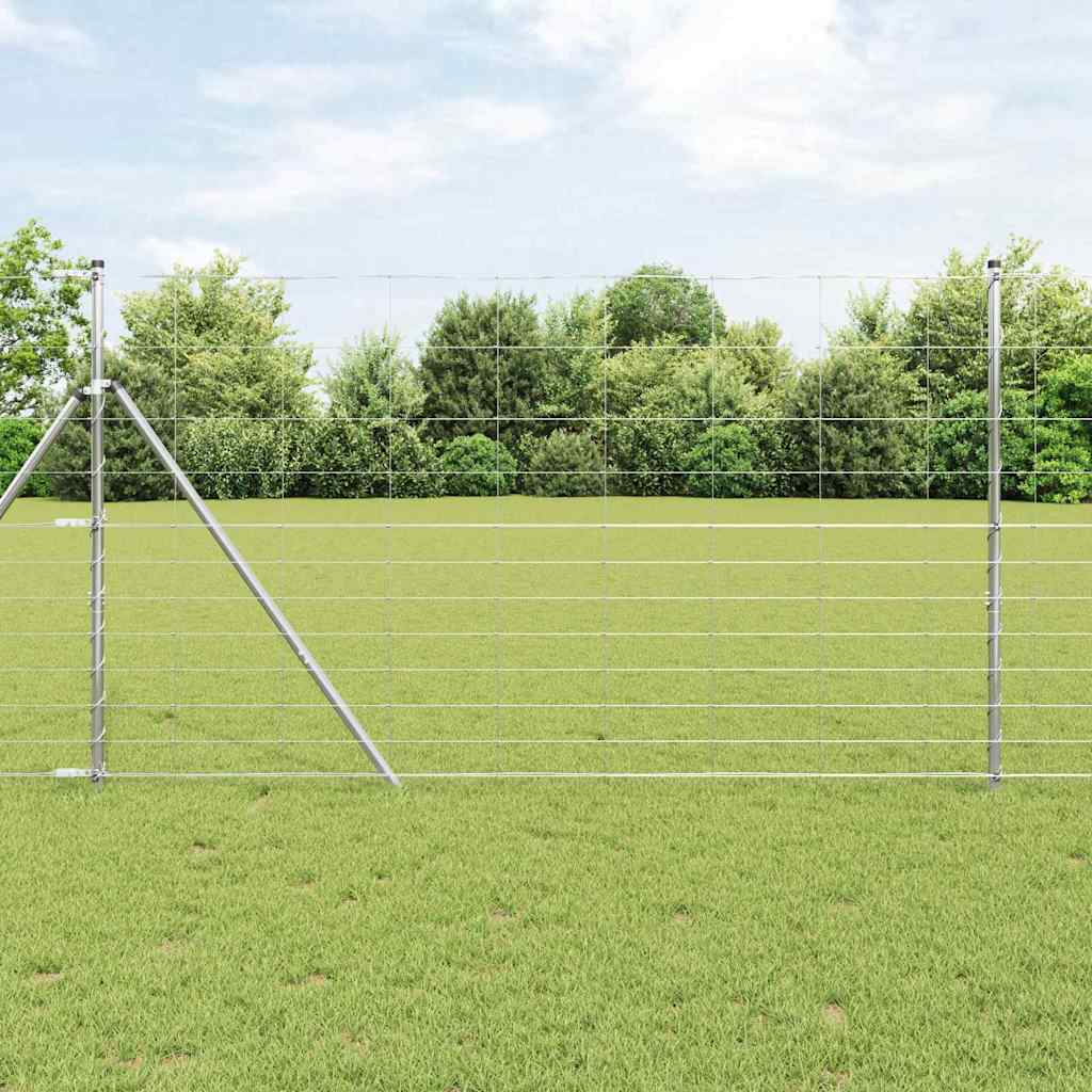 vidaXL Ogrodzenie spawane do mocowania w gruncie 25 x 1,4 m (S x W)