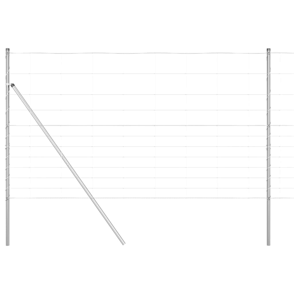 vidaXL Ogrodzenie spawane do mocowania w gruncie 25 x 1,4 m (S x W)