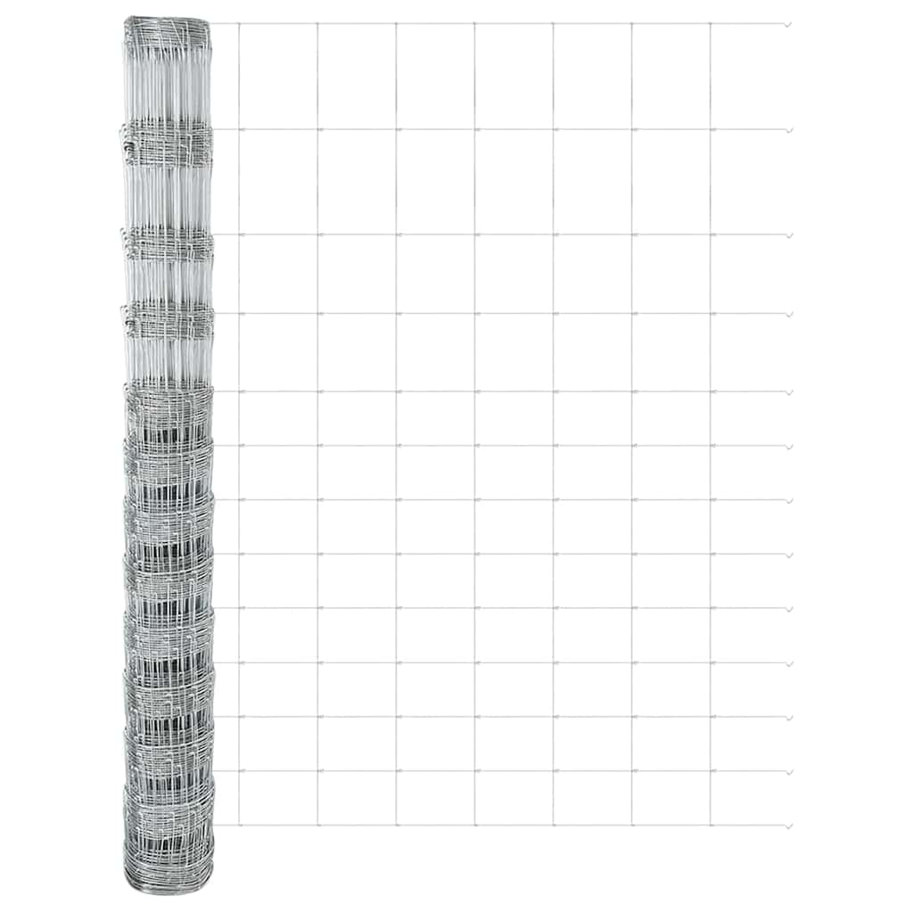 vidaXL Ogrodzenie spawane do mocowania w gruncie 25 x 1,5 m (S x W)