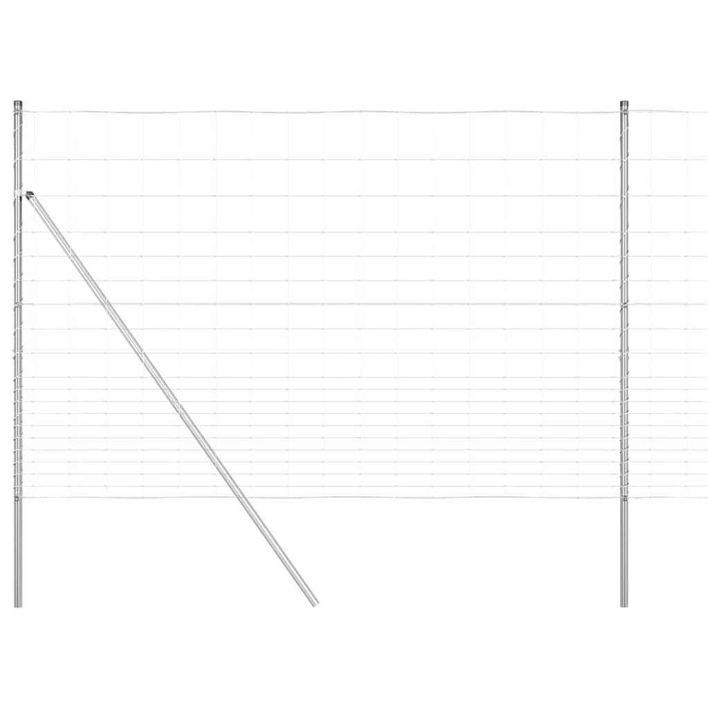 vidaXL Ogrodzenie spawane do mocowania w gruncie 25 x 1,6 m (S x W)