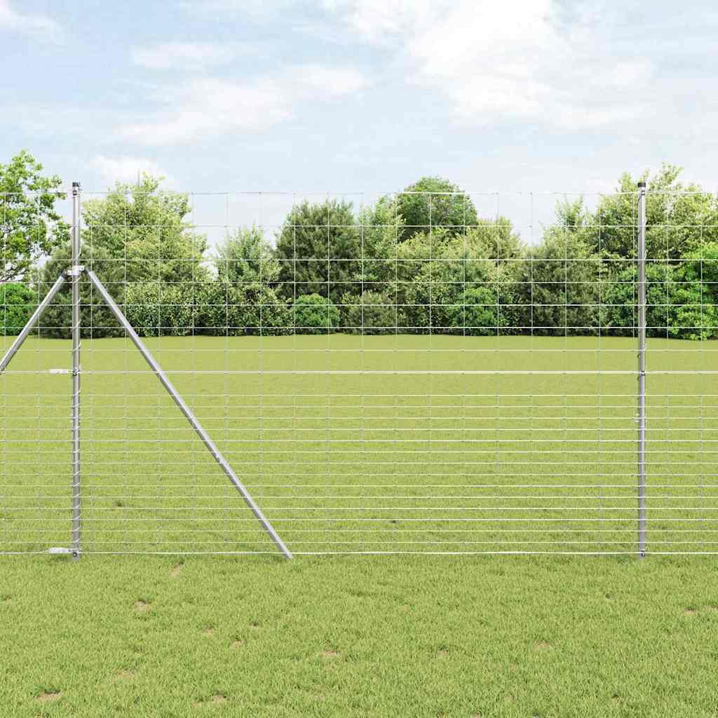 vidaXL Ogrodzenie spawane do mocowania w gruncie 25 x 1,6 m (S x W)