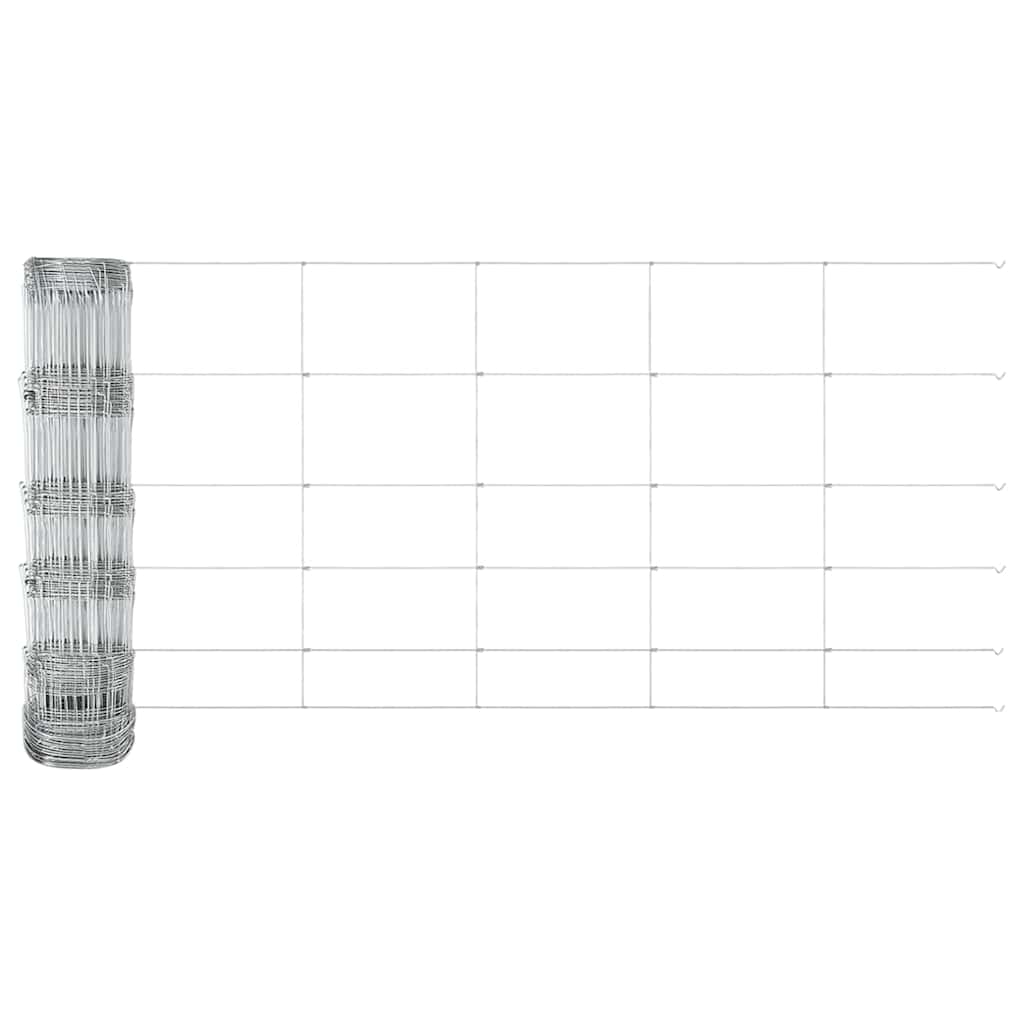 vidaXL Ogrodzenie spawane do mocowania w gruncie 50 x 0,8 m (S x W)