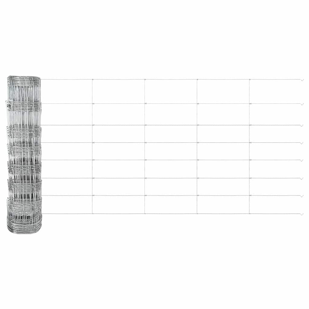 vidaXL Ogrodzenie spawane do mocowania w gruncie 50 x 0,8 m (S x W)