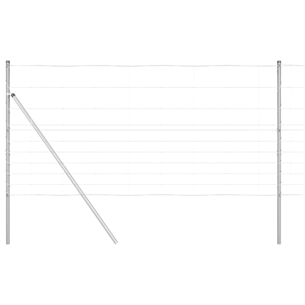 vidaXL Ogrodzenie spawane do mocowania w gruncie 50 x 1,2 m (S x W)