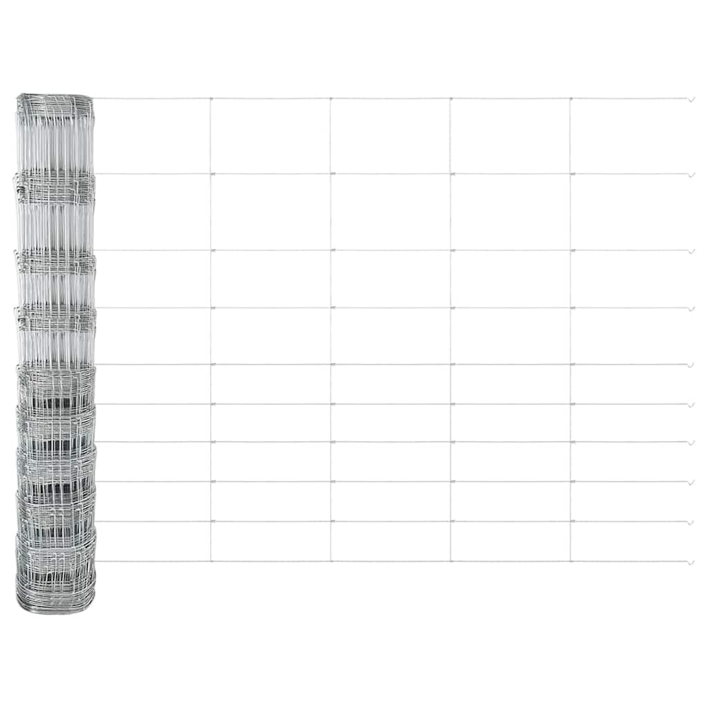 vidaXL Ogrodzenie spawane do mocowania w gruncie 50 x 1,2 m (S x W)