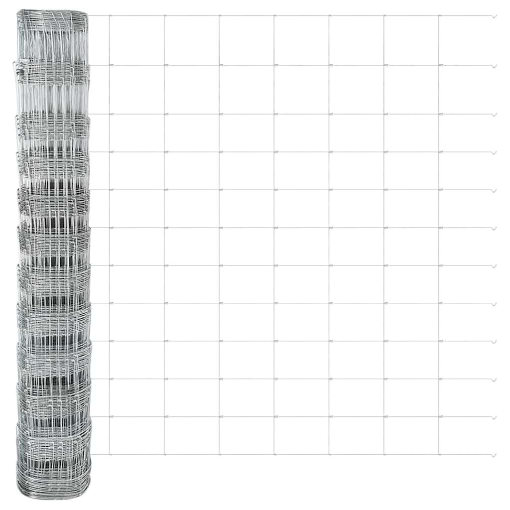 vidaXL Ogrodzenie spawane do mocowania w gruncie 50 x 1,2 m (S x W)
