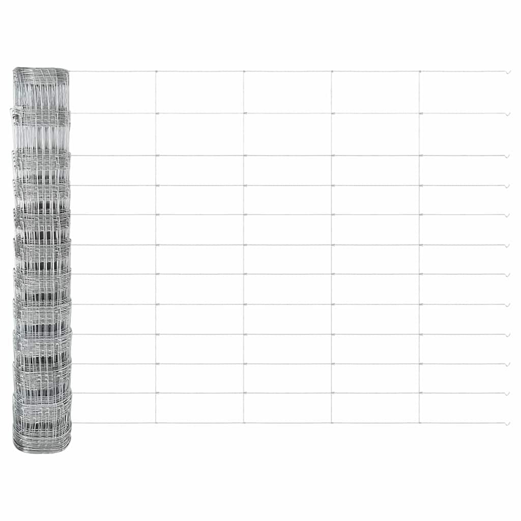 vidaXL Ogrodzenie spawane do mocowania w gruncie 50 x 1,2 m (S x W)