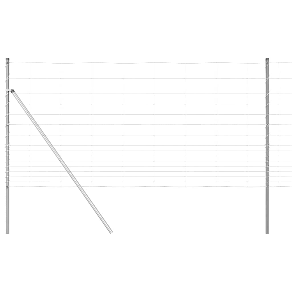 vidaXL Ogrodzenie spawane do mocowania w gruncie 50 x 1,2 m (S x W)