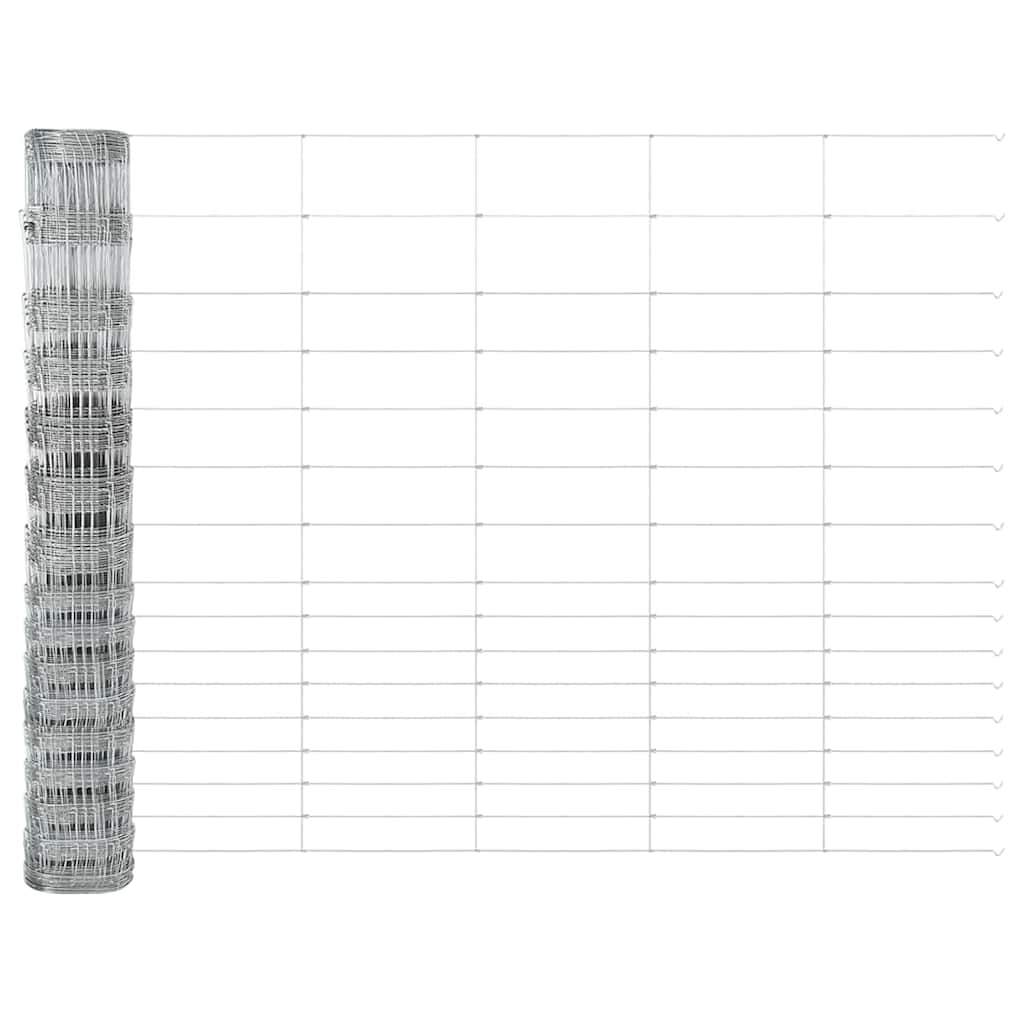 vidaXL Ogrodzenie spawane do mocowania w gruncie 50 x 1,2 m (S x W)