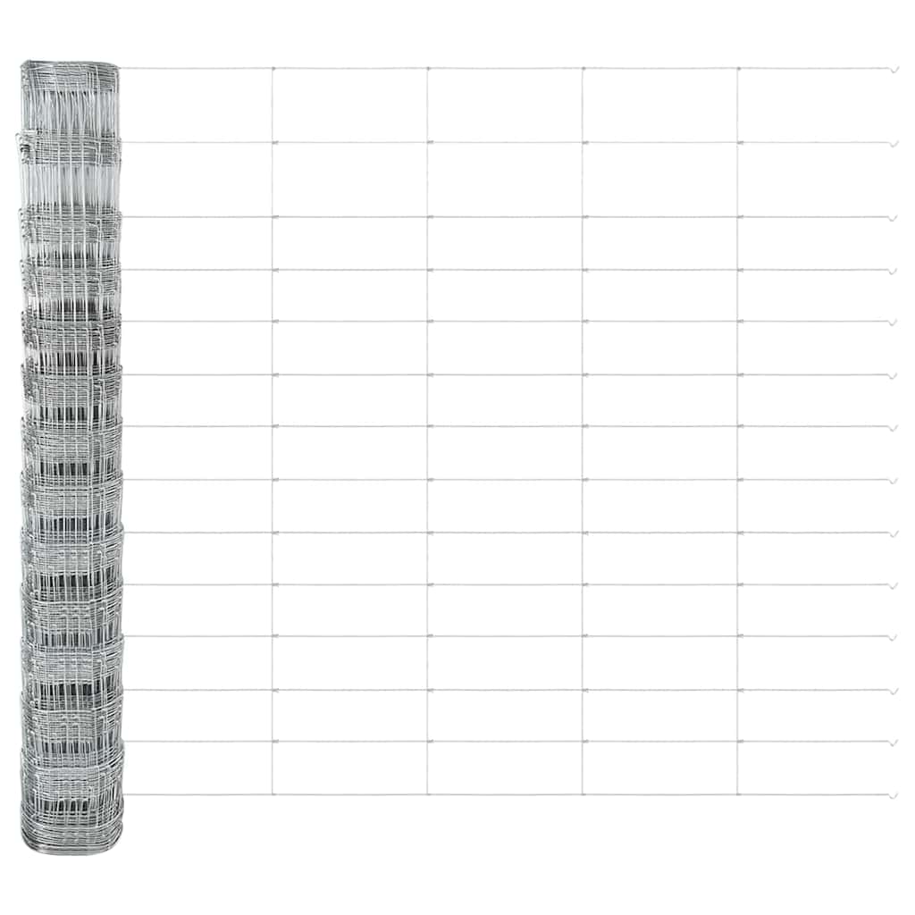vidaXL Ogrodzenie spawane do mocowania w gruncie 50 x 1,4 m (S x W)