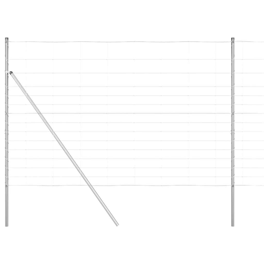 vidaXL Ogrodzenie spawane do mocowania w gruncie 50 x 1,6 m (S x W)