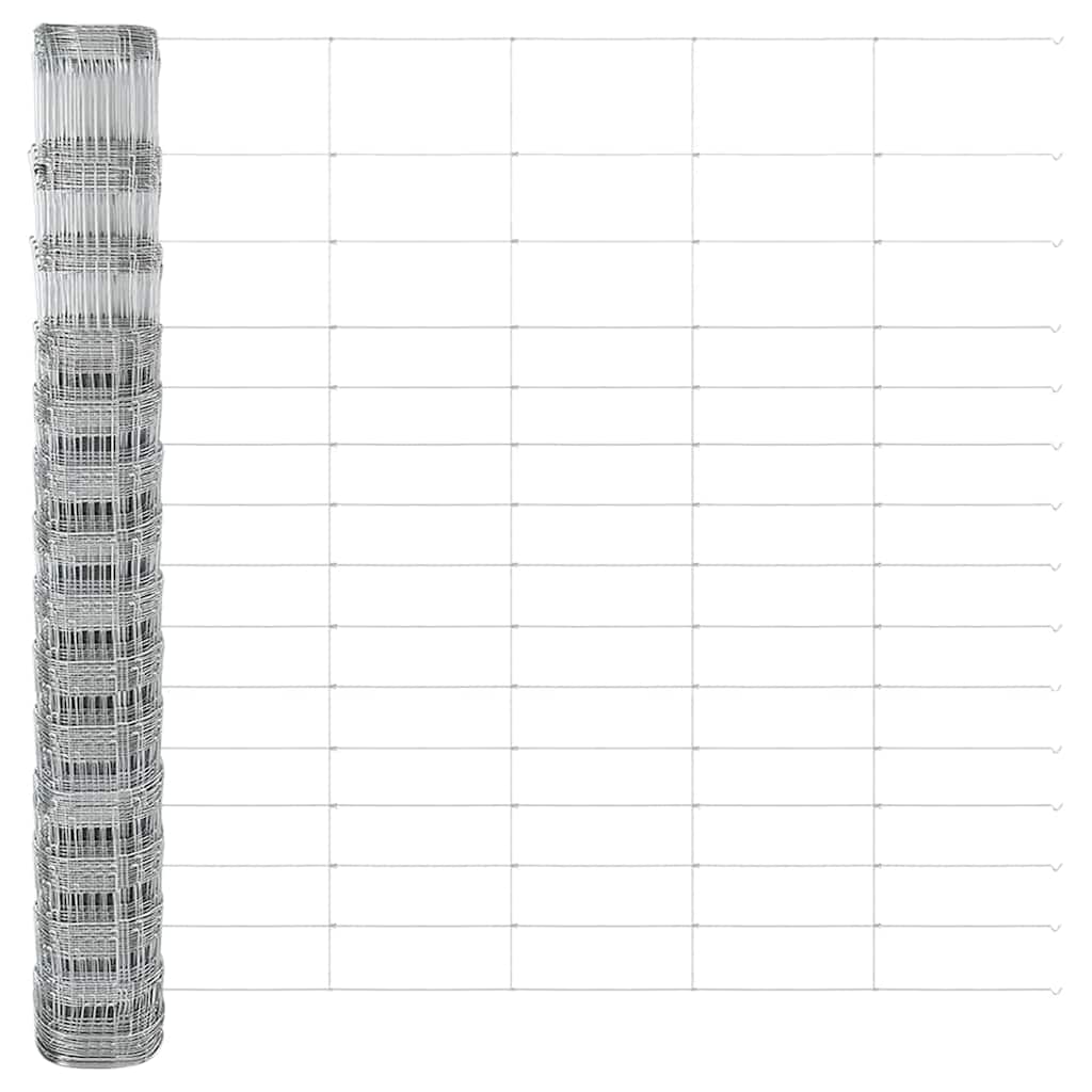 vidaXL Ogrodzenie spawane do mocowania w gruncie 50 x 1,6 m (S x W)