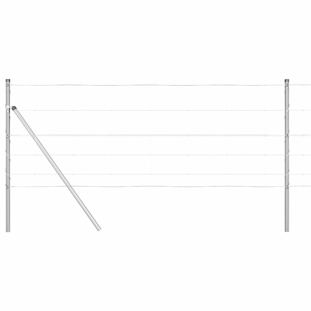 vidaXL Ogrodzenie spawane do mocowania w gruncie 100 x 0,8 m (S x W)