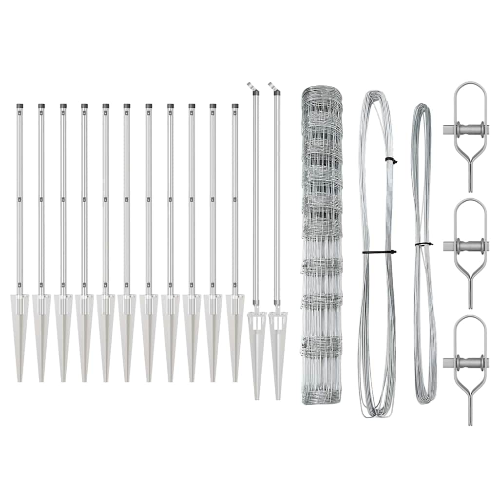 vidaXL Ogrodzenie z drutu spawanego z kolcami 25 x 1,2 m (S x W)