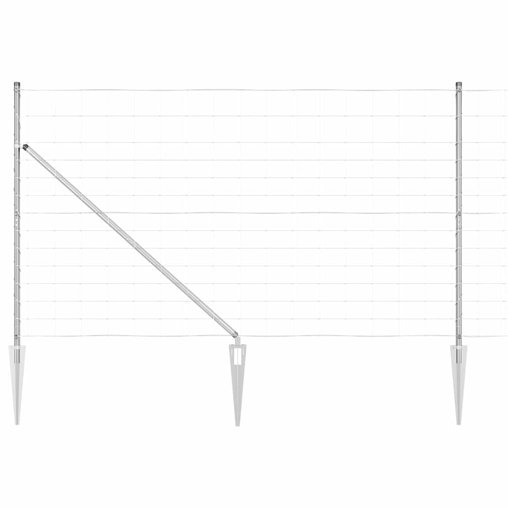 vidaXL Ogrodzenie z drutu spawanego z kolcami 25 x 1,4 m (S x W)