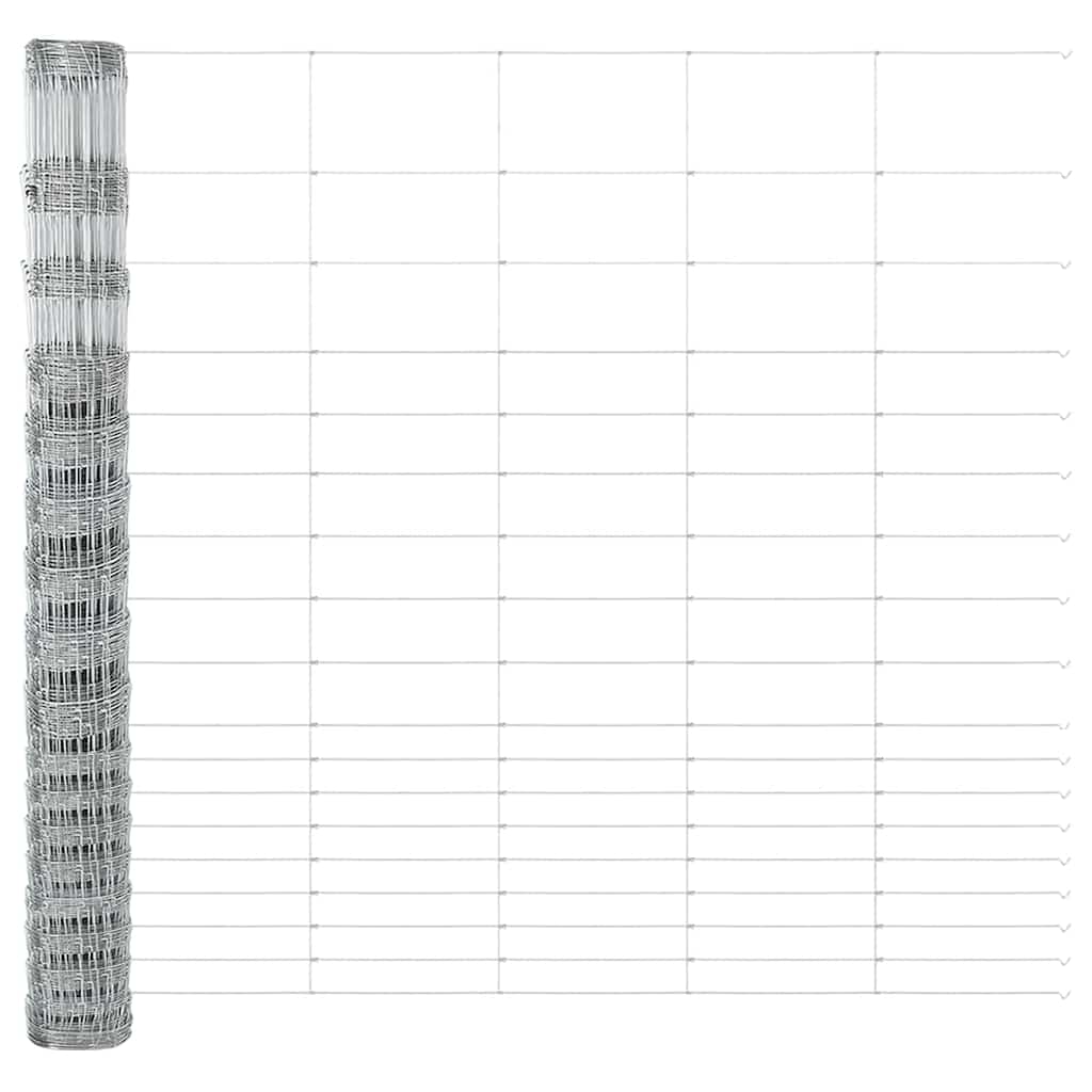 vidaXL Ogrodzenie z drutu spawanego z kolcami 25 x 1,5 m (S x W)