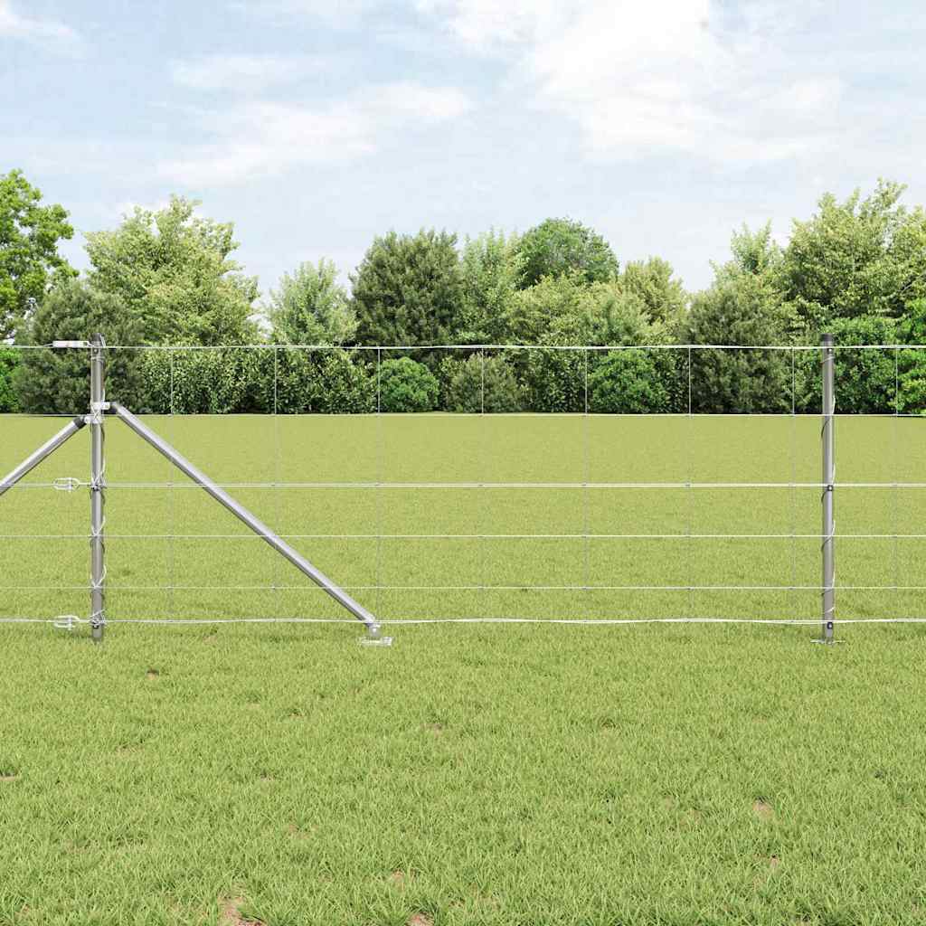 vidaXL Ogrodzenie z drutu spawanego z kolcami 50 x 0,8 m (S x W)