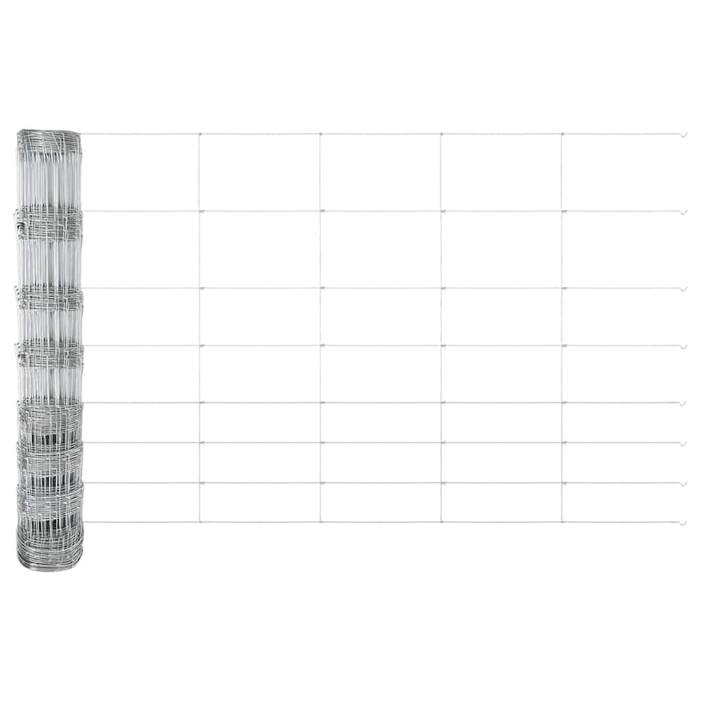 vidaXL Ogrodzenie z drutu spawanego z kolcami 50 x 1 m (S x W)