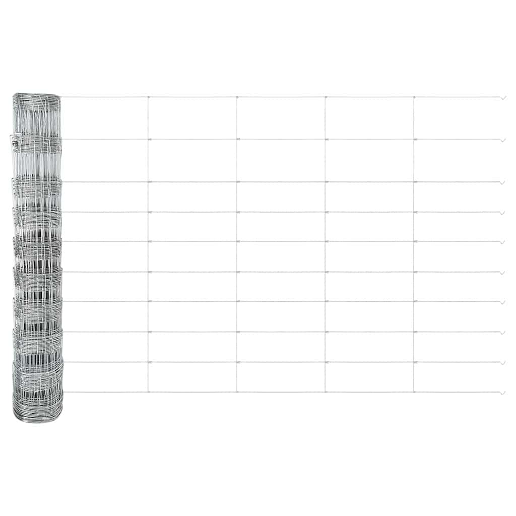 vidaXL Ogrodzenie z drutu spawanego z kolcami 50 x 1 m (S x W)