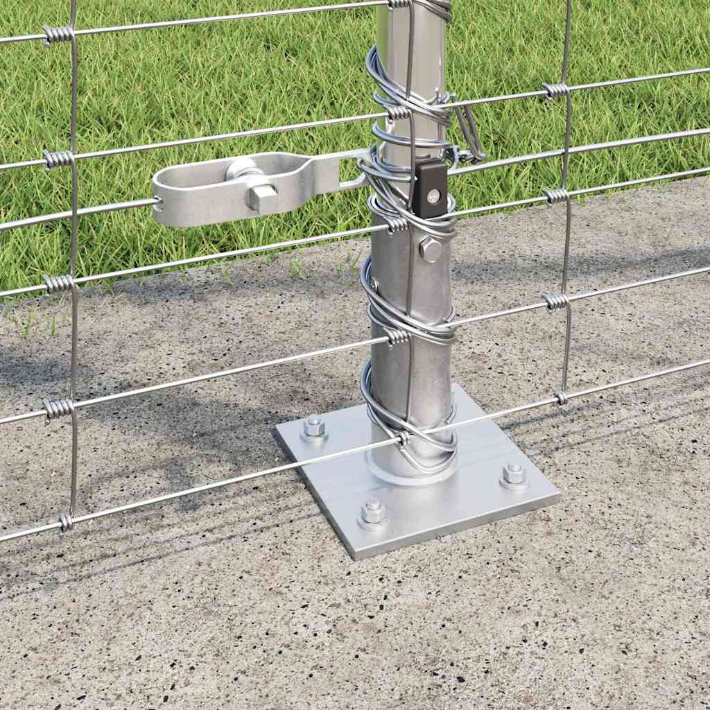 vidaXL Ogrodzenie z drutu spawanego z betonową podstawą