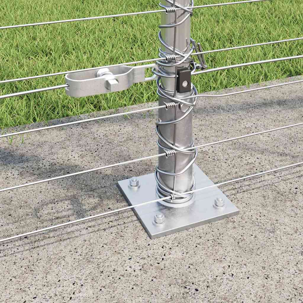vidaXL Ogrodzenie z drutu spawanego z betonową podstawą