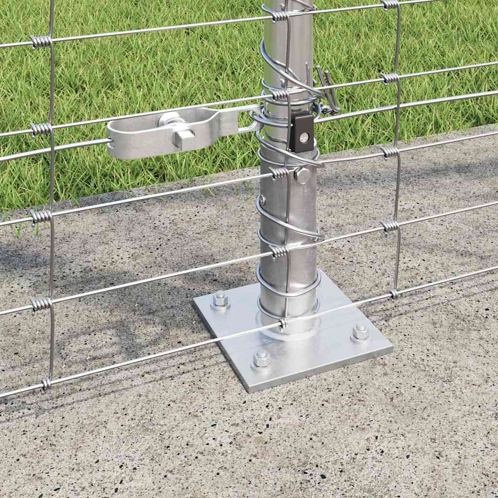 vidaXL Ogrodzenie z drutu spawanego z betonową podstawą