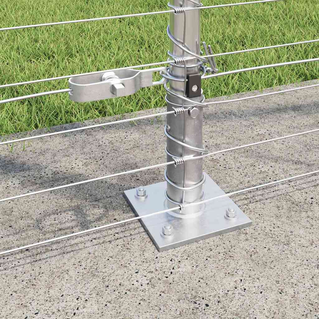 vidaXL Ogrodzenie z drutu spawanego z betonową podstawą