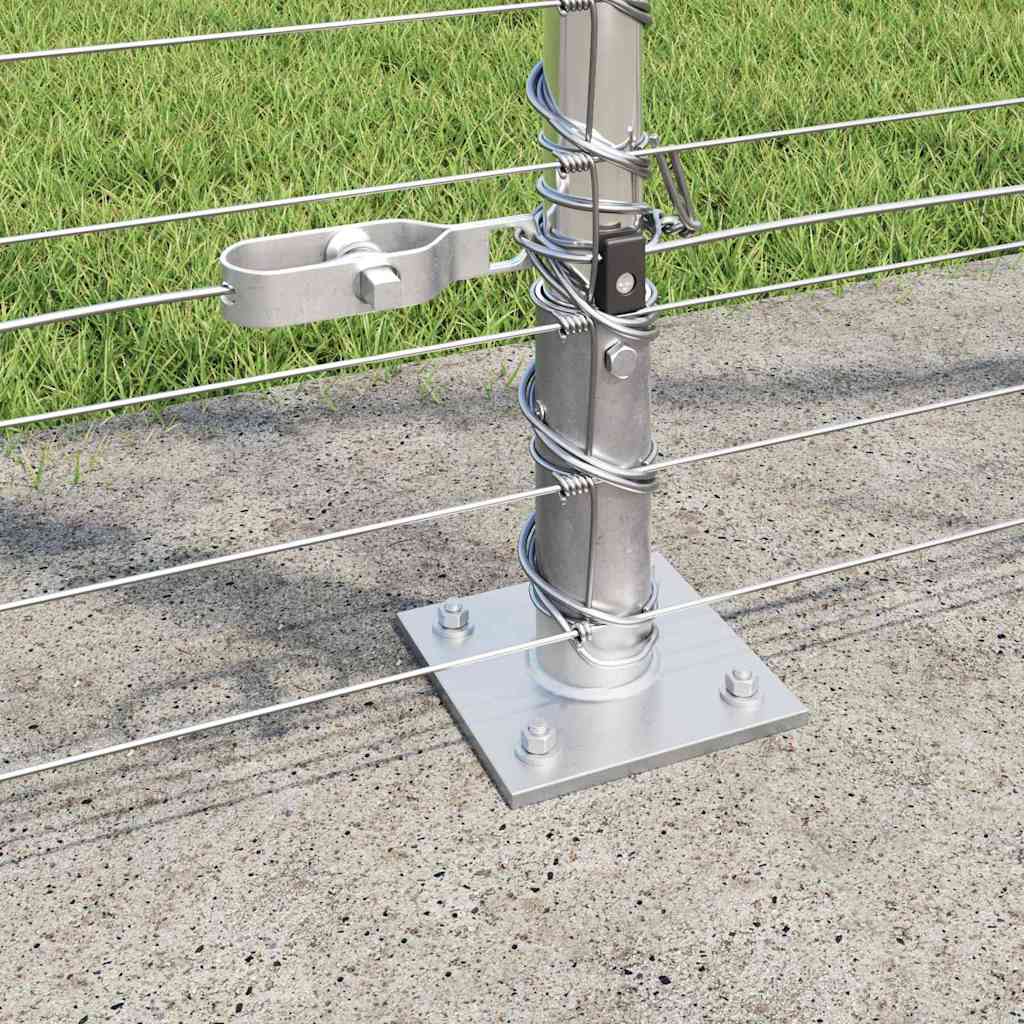 vidaXL Ogrodzenie z drutu spawanego z betonową podstawą