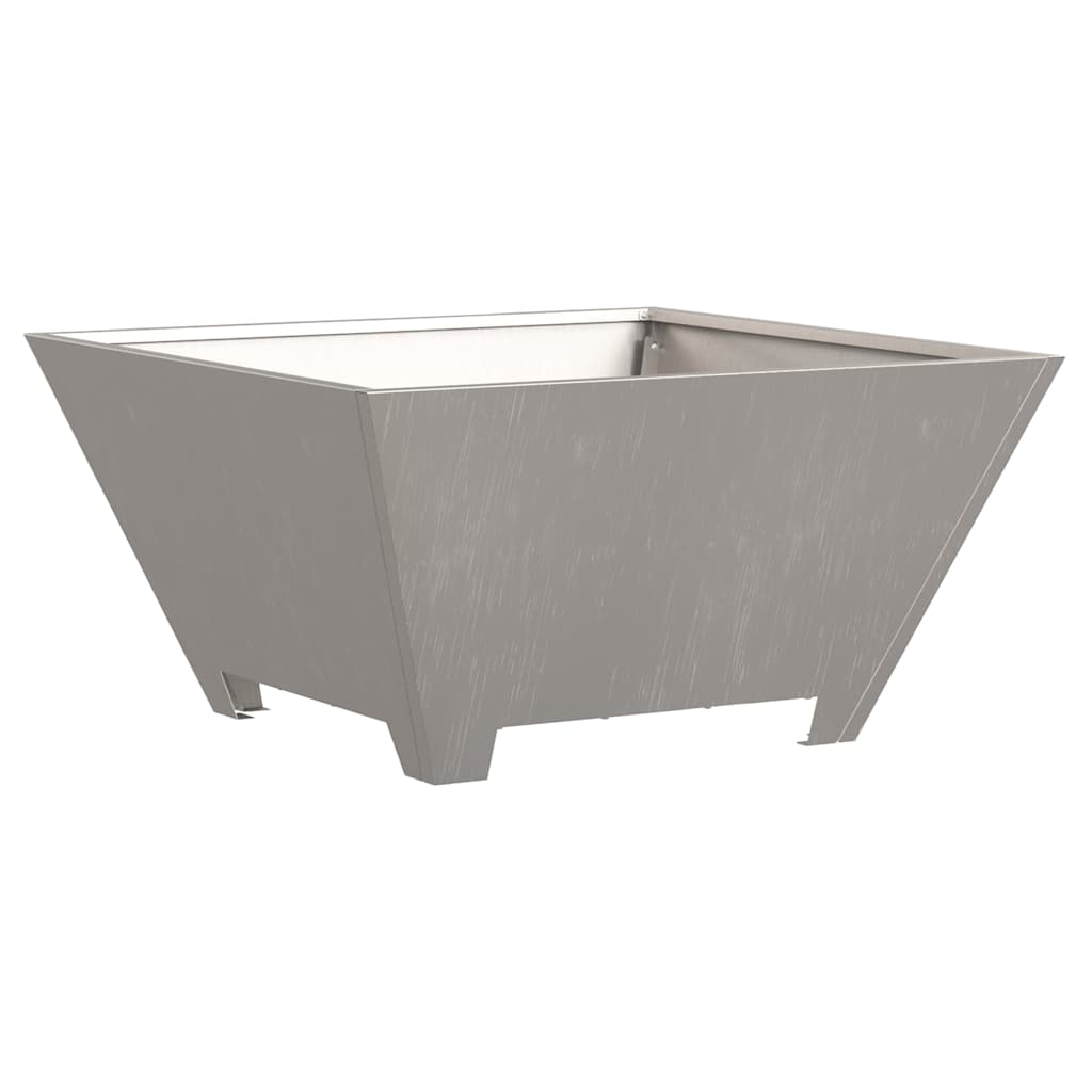 vidaXL Kominek Brązowy 60 x 60 x 30 cm Stal pogodowa