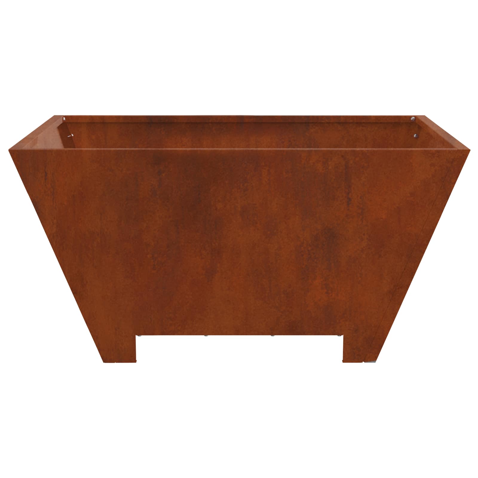vidaXL Kominek Brązowy 60 x 60 x 30 cm Stal pogodowa