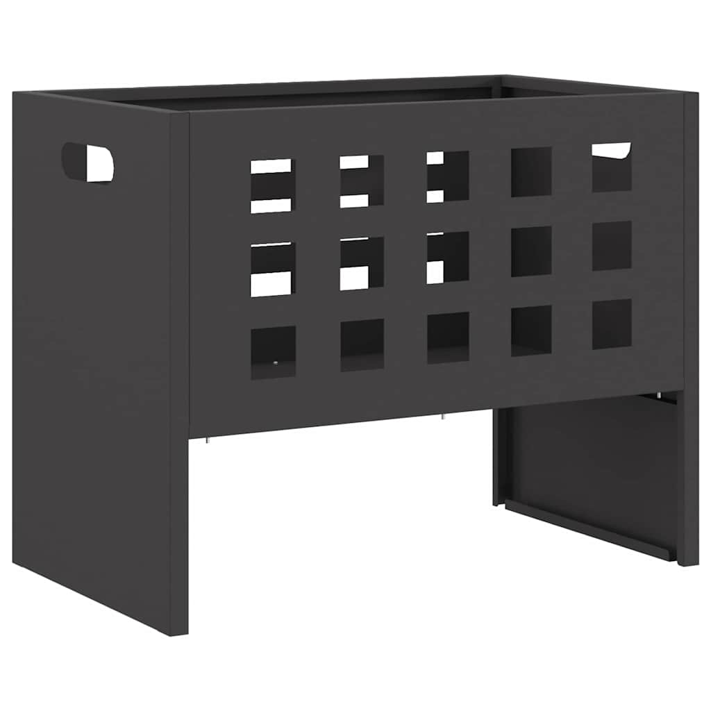 vidaXL Kominek Czarny 50 x 30 x 40 cm Stal