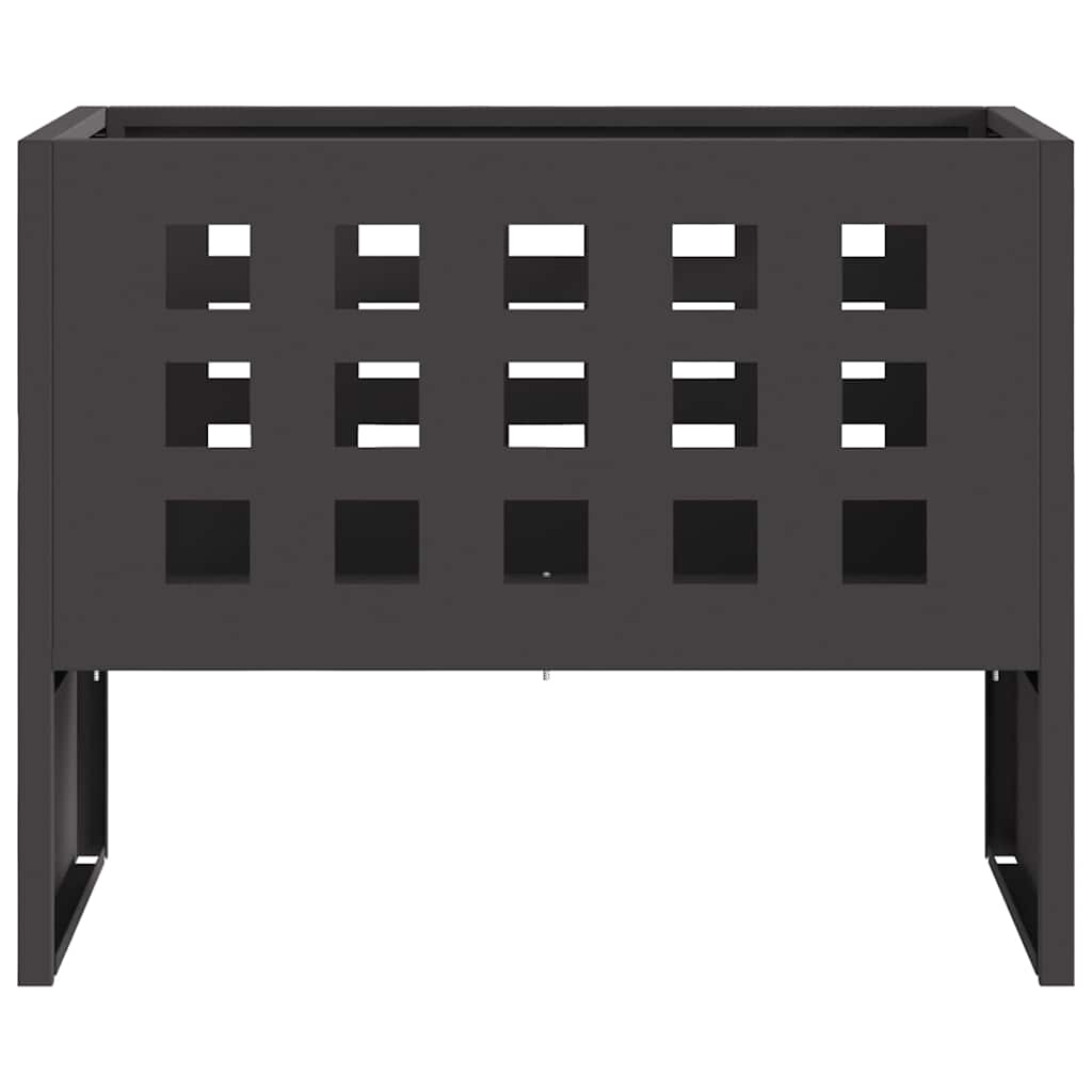 vidaXL Kominek Czarny 50 x 30 x 40 cm Stal