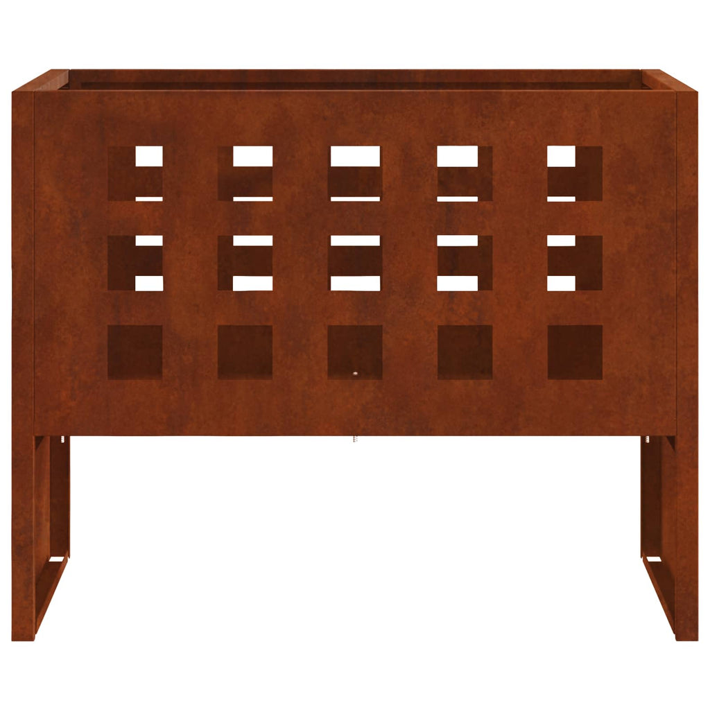 vidaXL Kominek Brązowy 50 x 30 x 40 cm Stal