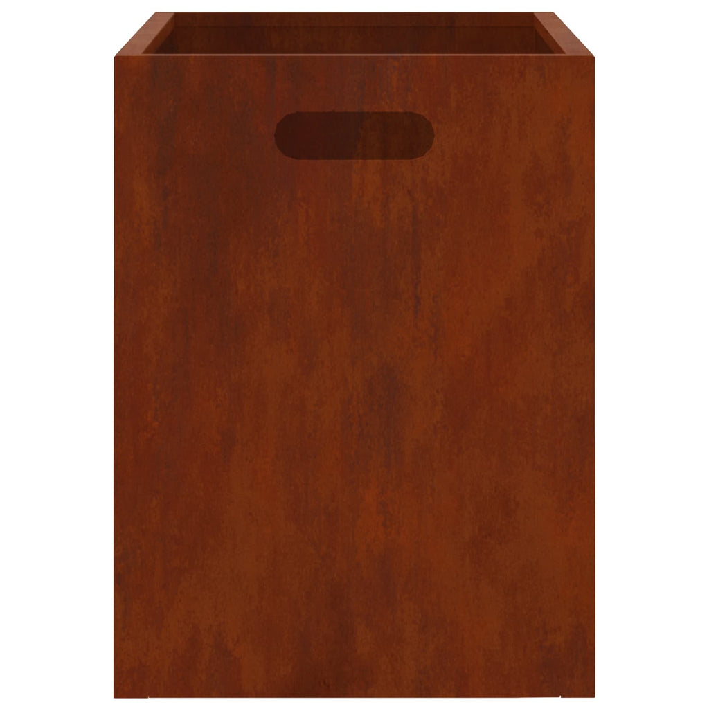 vidaXL Kominek Brązowy 50 x 30 x 40 cm Stal