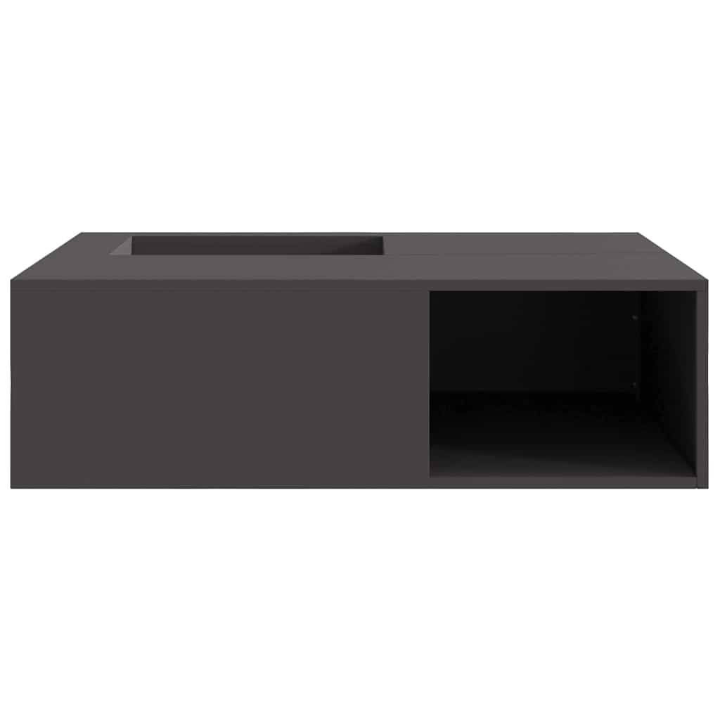 vidaXL Kominek Czarny 100 x 100 x 30 cm Stal