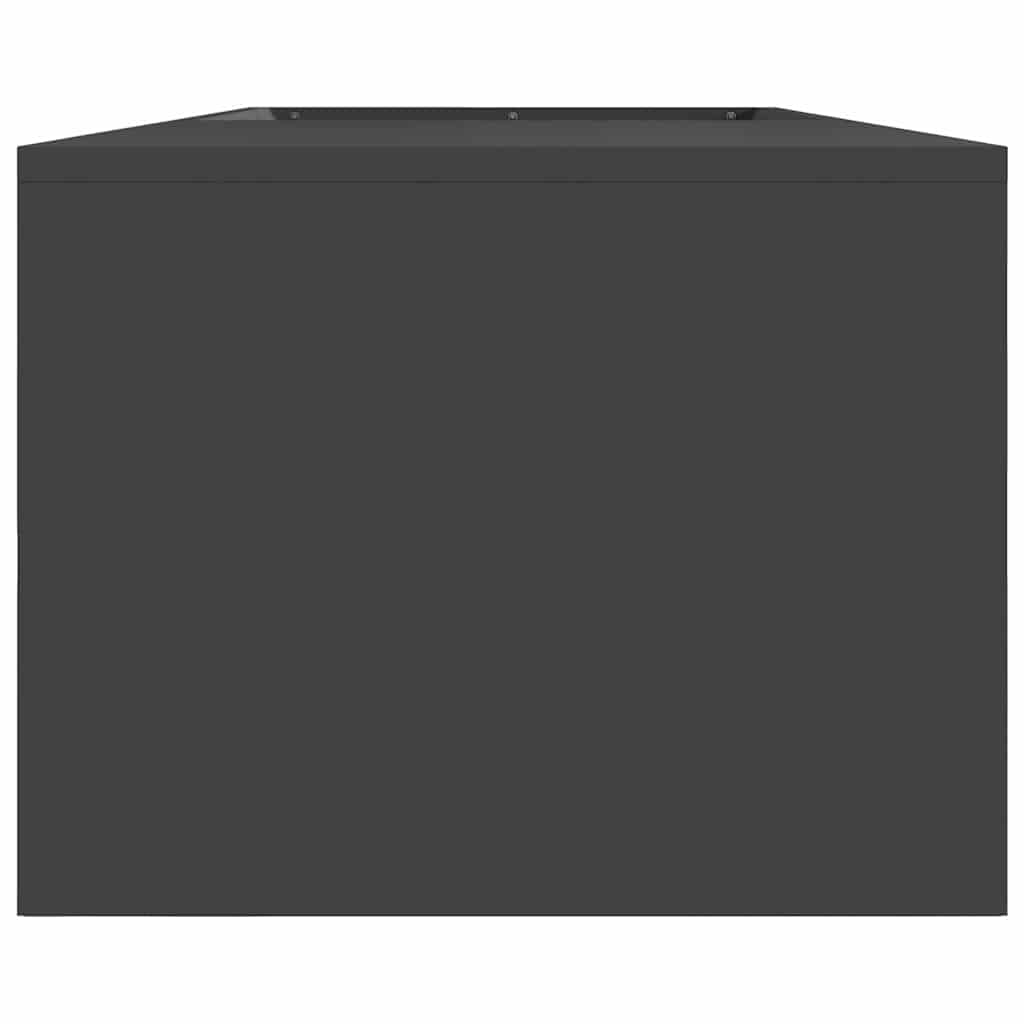 vidaXL Kominek Czarny 160 x 45 x 35 cm Stal