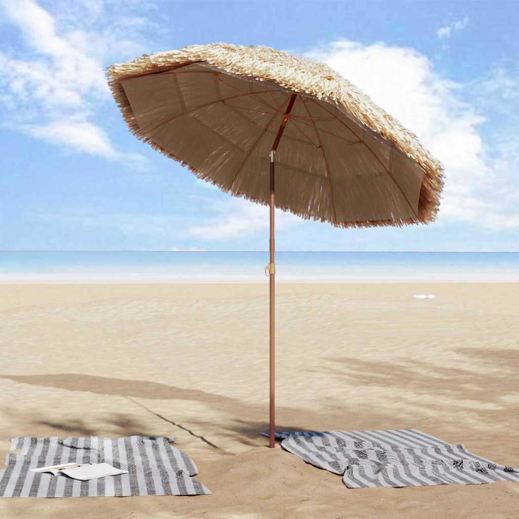 vidaXL Parasolka ogrodowa Naturalny 160 x 160 x 196 cm