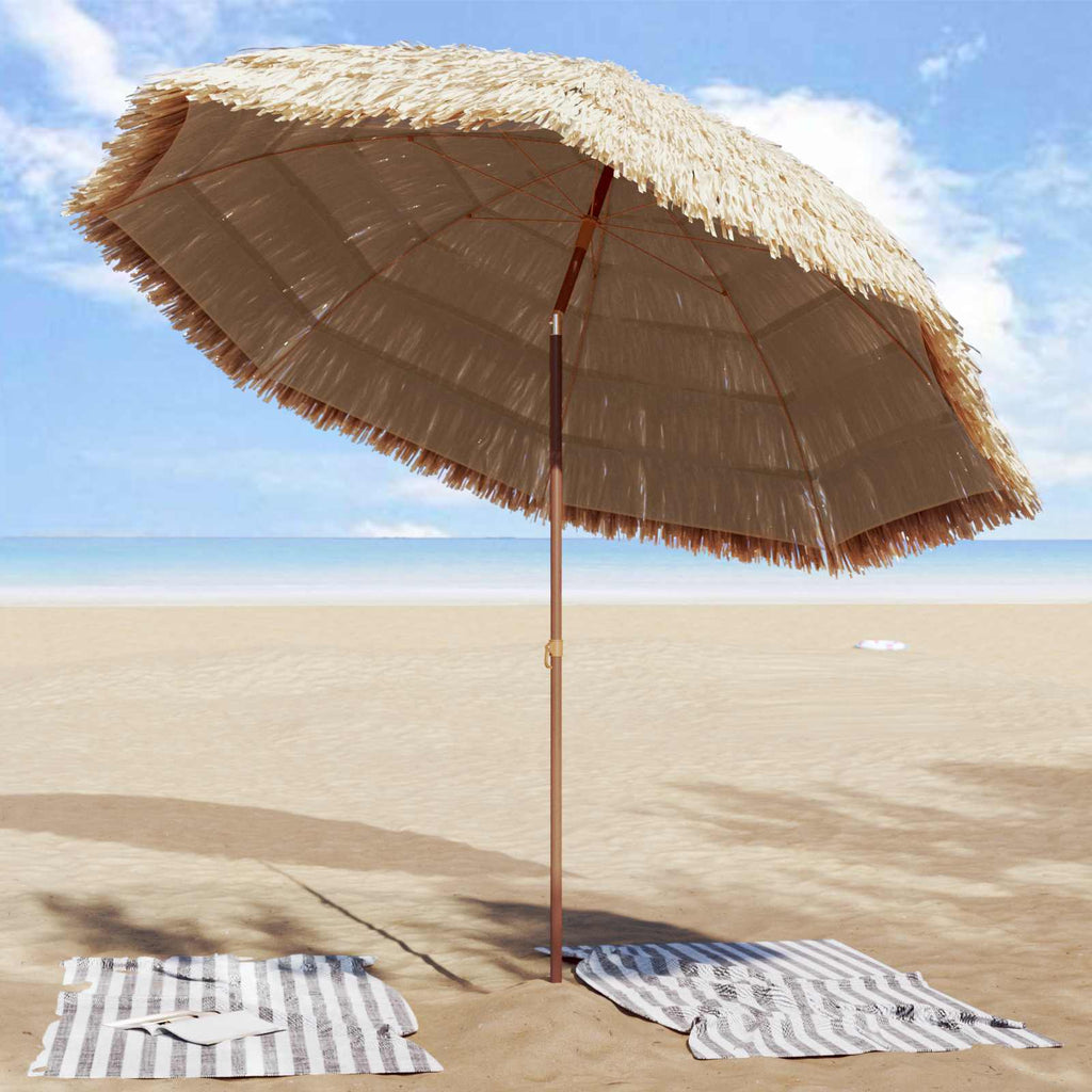 vidaXL Parasolka ogrodowa Naturalny 255 x 255 x 255 cm