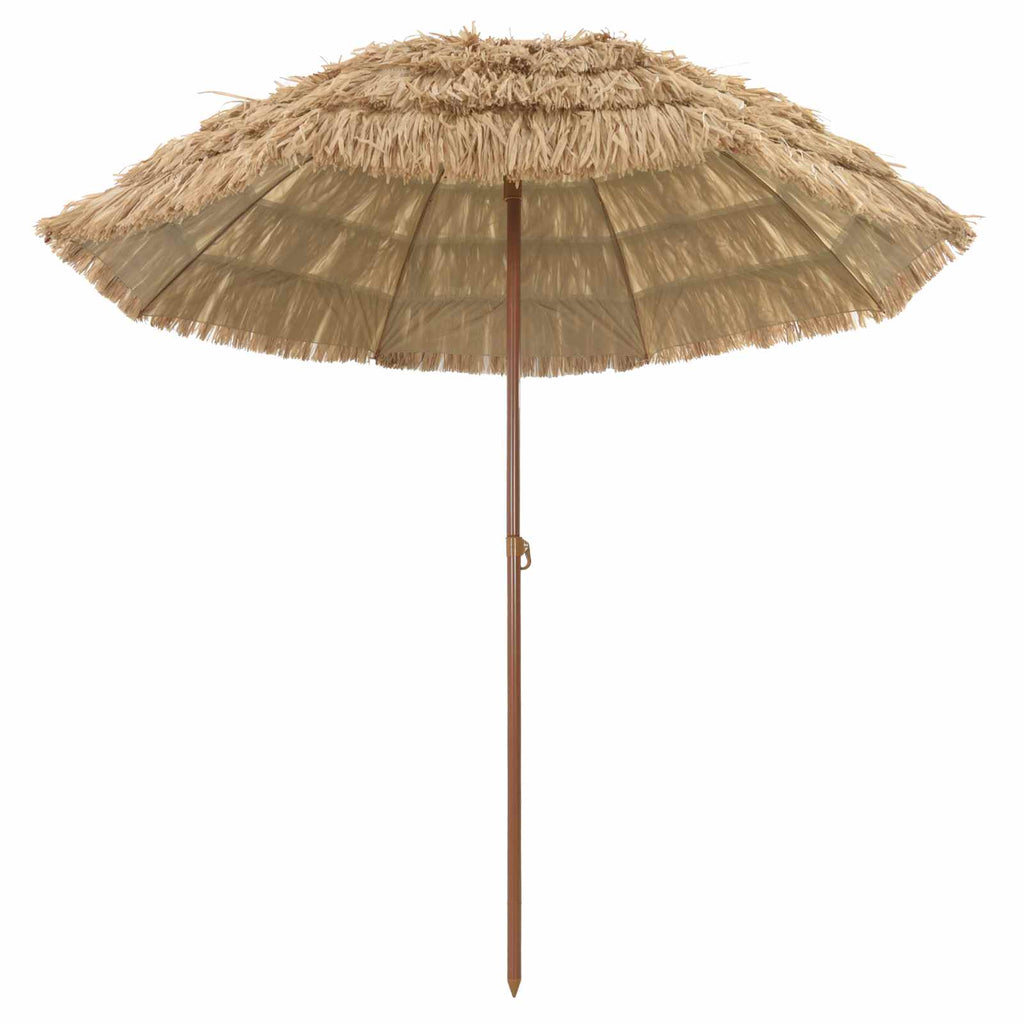 vidaXL Parasol plażowy 205 x 205 x 210 cm Poliester i Stal naturalny
