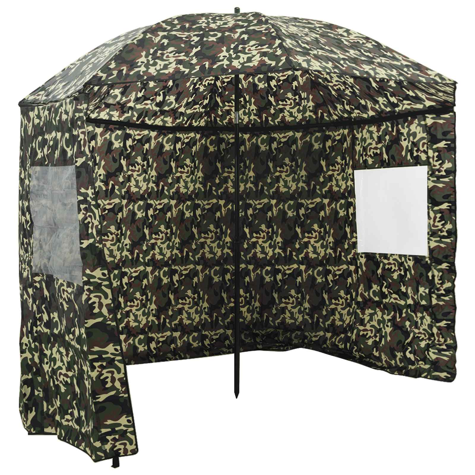vidaXL Parasol wędkarski 290 x 225 cm Poliester Oxford Moro