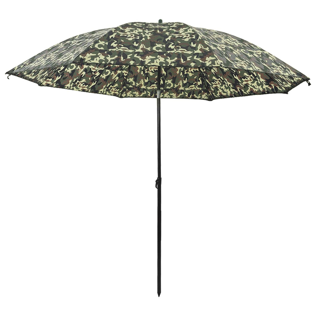 vidaXL Parasol wędkarski 290 x 225 cm Poliester Oxford Moro