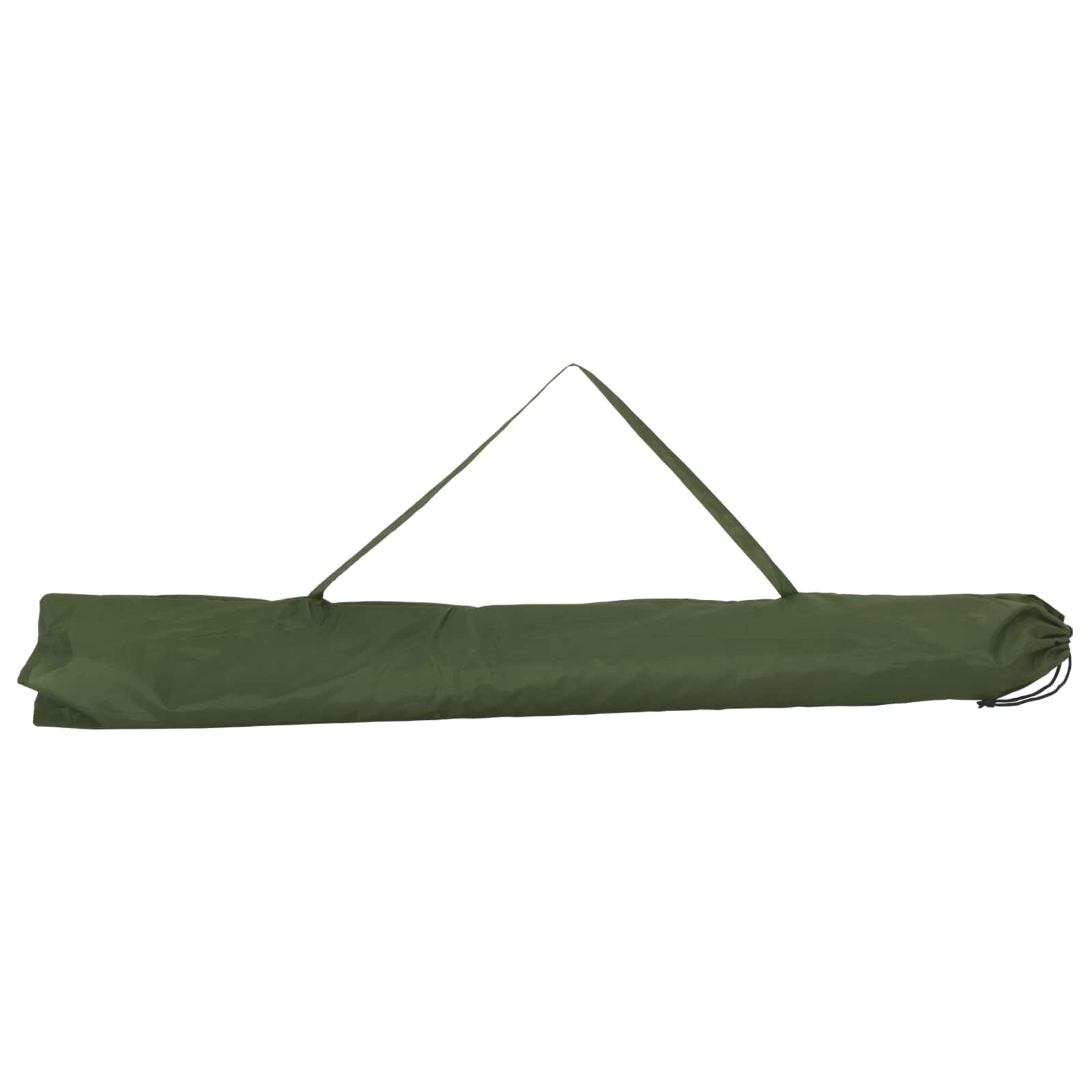 vidaXL Parasol wędkarski Żółta armia 300 x 240 cm Poliester Oxford