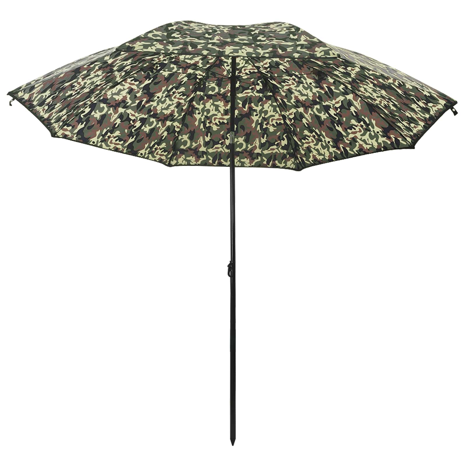 vidaXL Parasol wędkarski Moro 220 x 185 cm Poliester Oxford