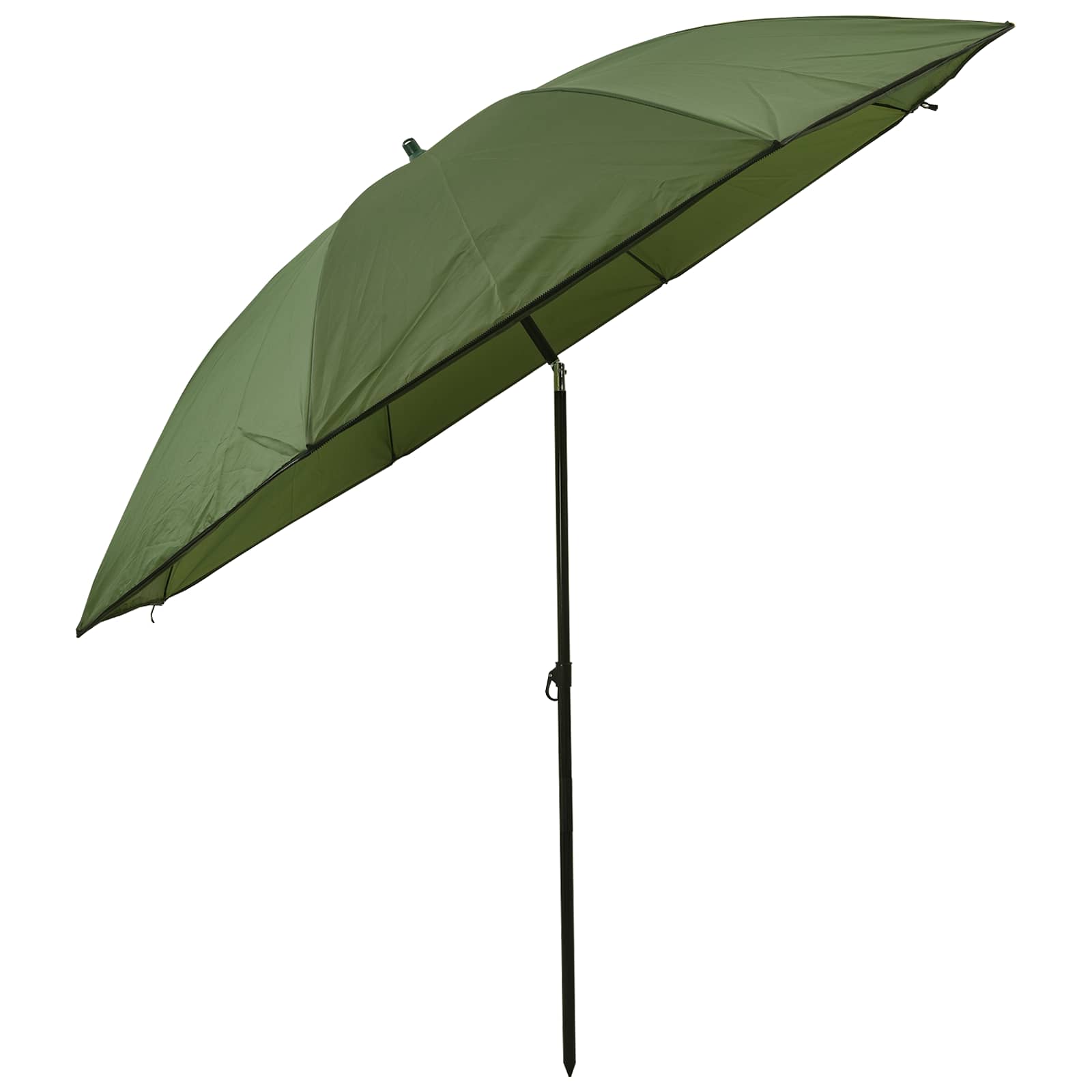 vidaXL Parasol wędkarski Żółta armia 220 x 185 cm Poliester Oxford